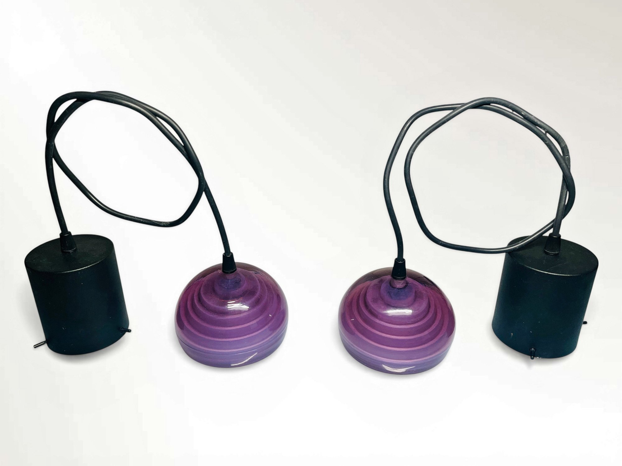 Carlo Nason, AV Mazzega, Murano glass lamps