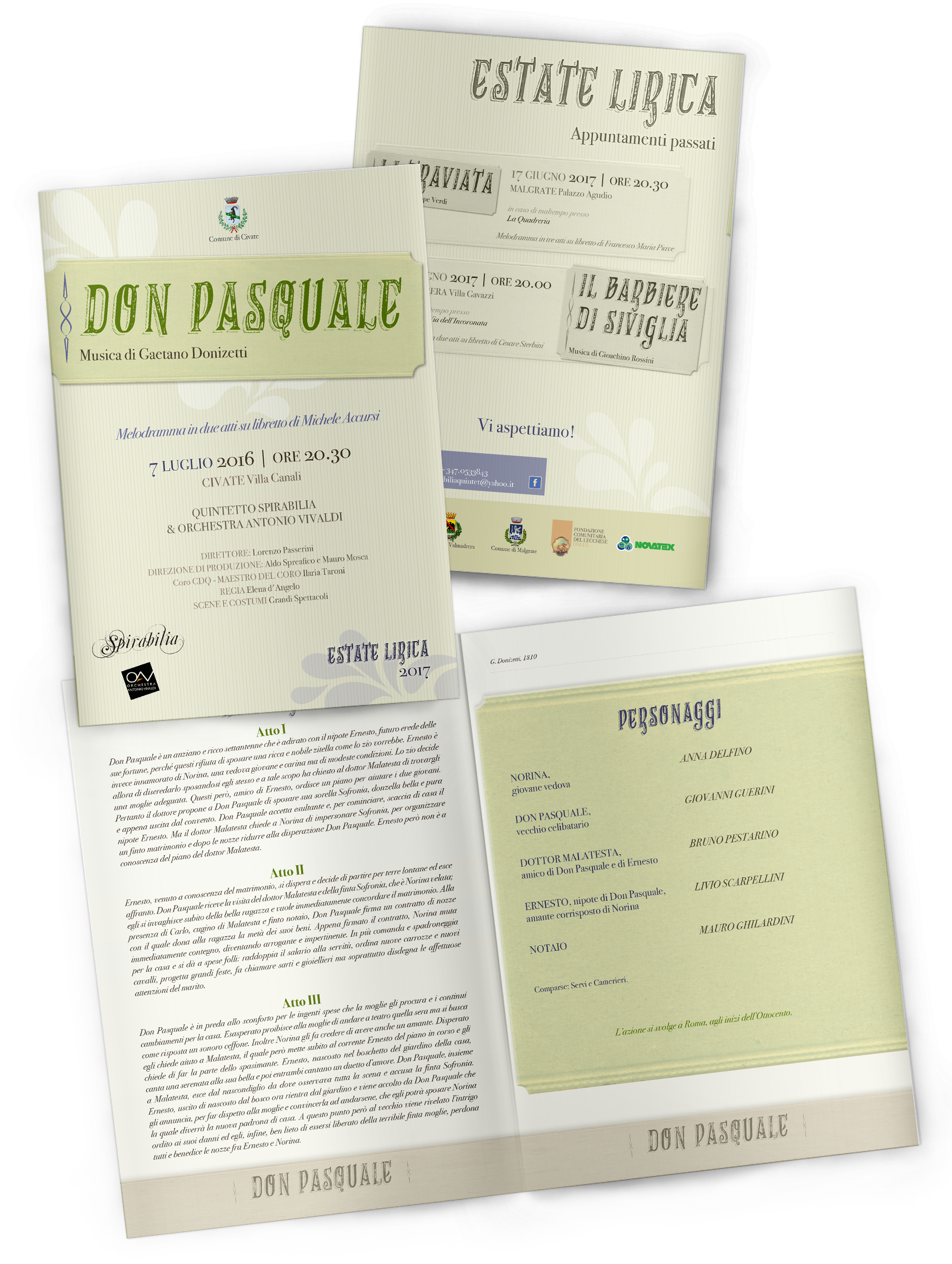 Pieghevole "Don Pasquale" 2017