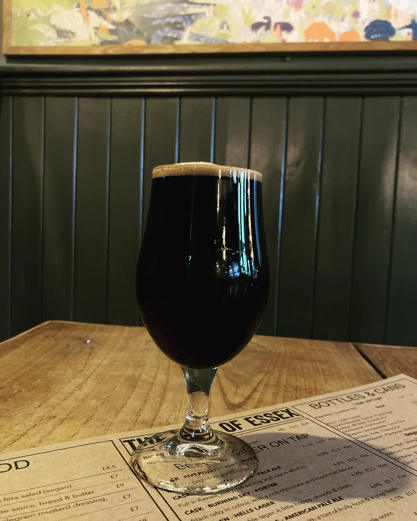 We&rsquo;ve just put on @verdantbrew delicious Export Stout. Perfect for the stout season! 

Exactly what you would expect, velvety mouthfeel, dark chocolate notes, roasted malts and delicious coffee bitterness. Perfectly balanced 👌

#theearlofessex