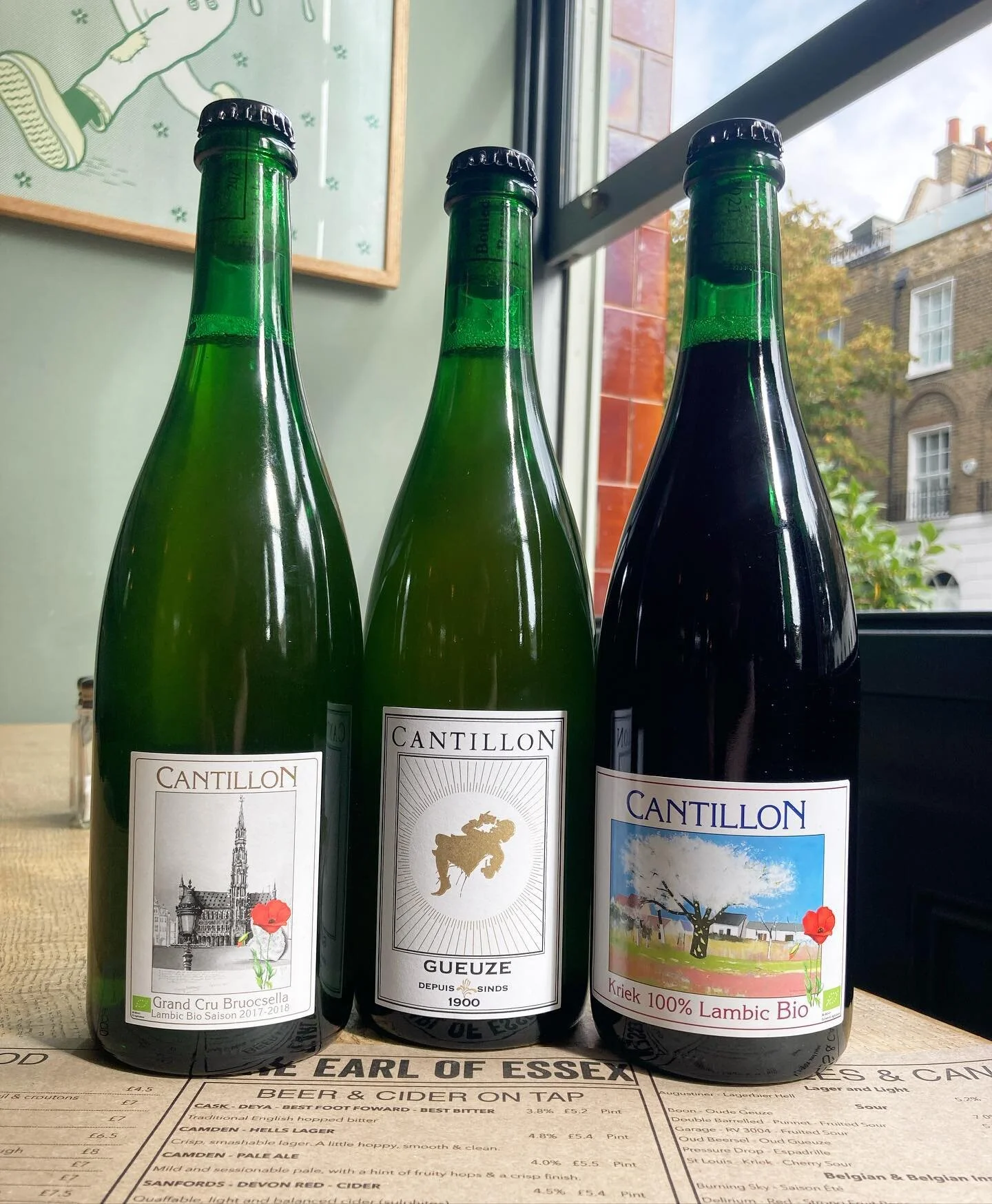 We&rsquo;ve got some fresh Cantillon in the fridge! Expect these to fly out. 

Cheers 🍻 

#cantillon #craftbeer #lambic #theearlofessex #islington