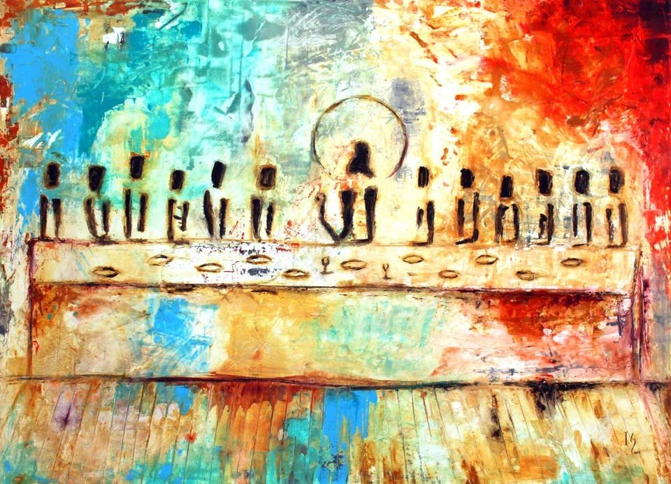 “The Last Supper” by Ivan Guaderrama ( http://www.ivanguaderrama.com/art-inspired-by-god.html )