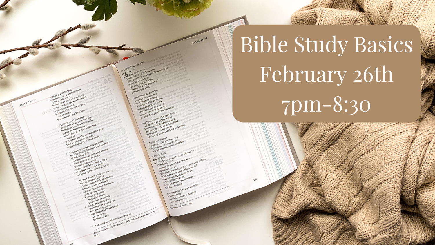 Bible Study Basics — Brookside Church