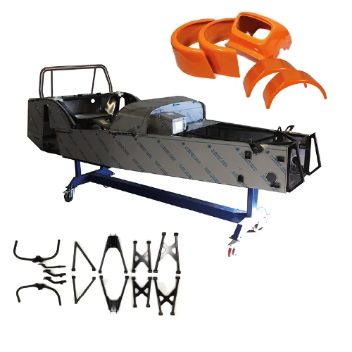*Panel car chassis for illustraiton purpose only, all panels are supplied pre folded / flat. Build Trolley is not inlcuded in kit price.