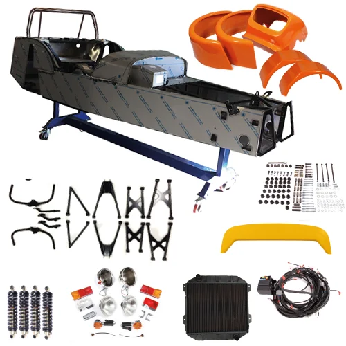 *Panel car chassis for illustraiton purpose only, all panels are supplied pre folded / flat. Build Trolley is not inlcuded in kit price.