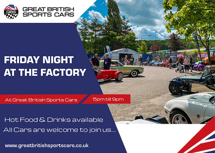 Its back for 2005- GBS Friday Night At The Factory..... Join us Friday 9th May at GBS.