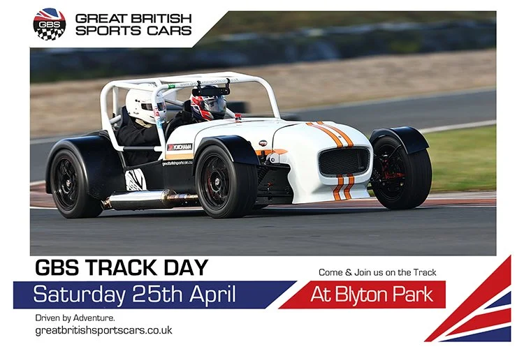 Join us at the GBS Track Day - Saturday 25th April .... 