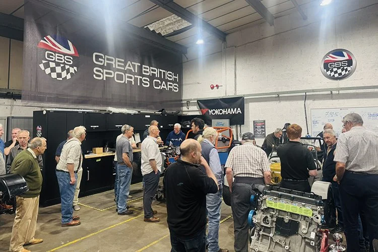 Evening factory tour of GBS for the Vale of Belvoir Machinery Group.....