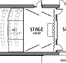 Stage Floorplan (with dimensions)