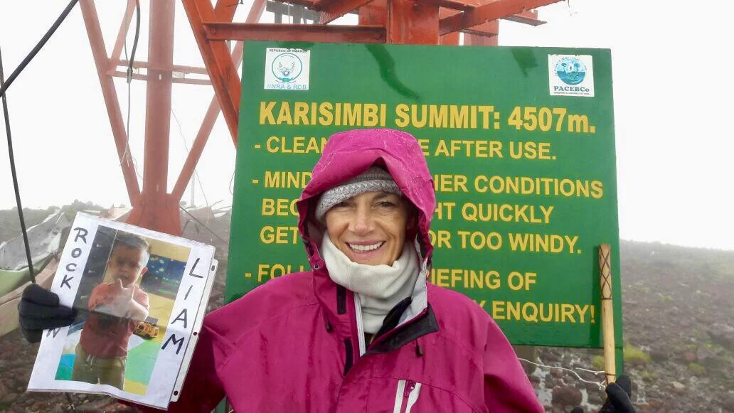 Summit onm Mt. Karisimbi