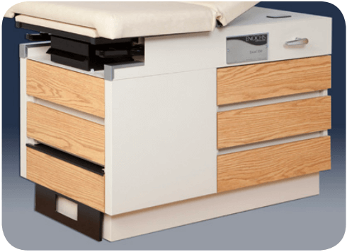 Cream White Base</br>Natural Oak Drawer Fronts