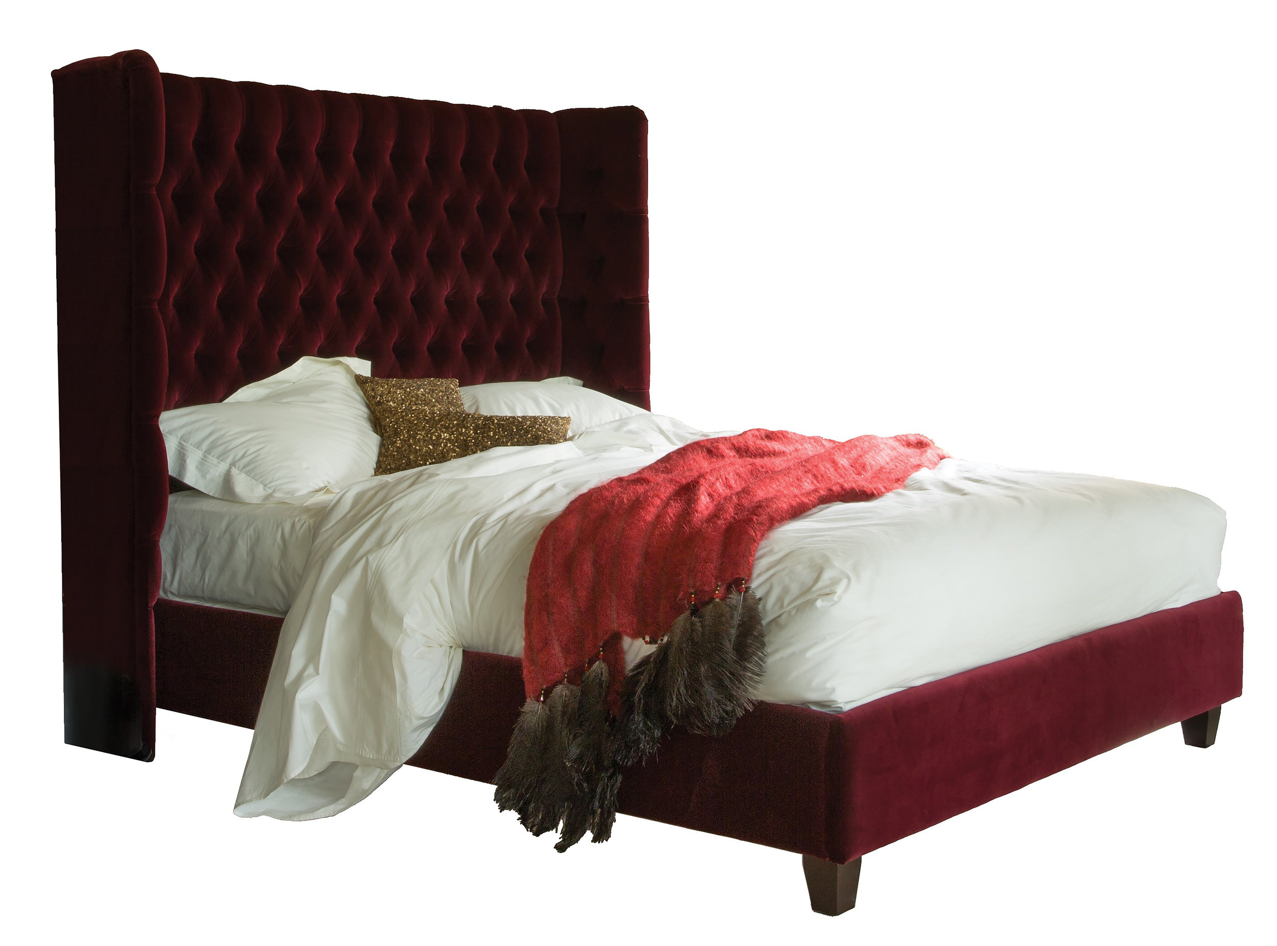  http://www.andsotobed.co.uk/beds/traditional-upholstered/contemporary-upholstered/emilia-wing-bed.html  