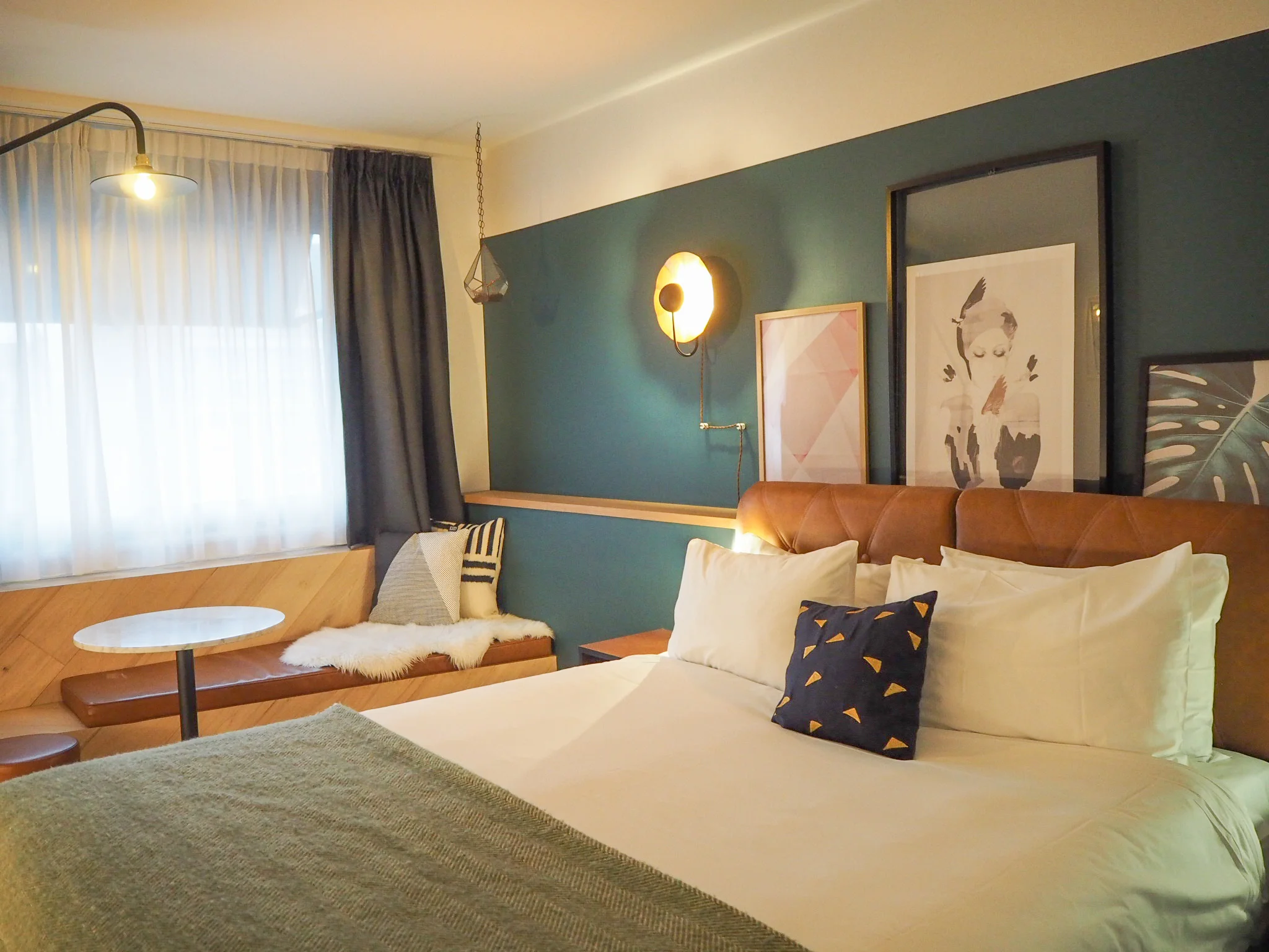 Our bedroom at the Hotel Indigo Antwerp
