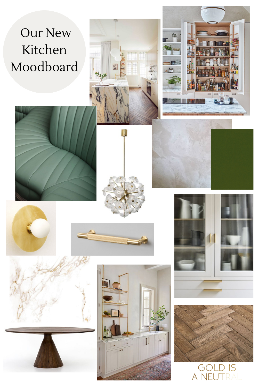 Interior Design Concept Board Kitchen