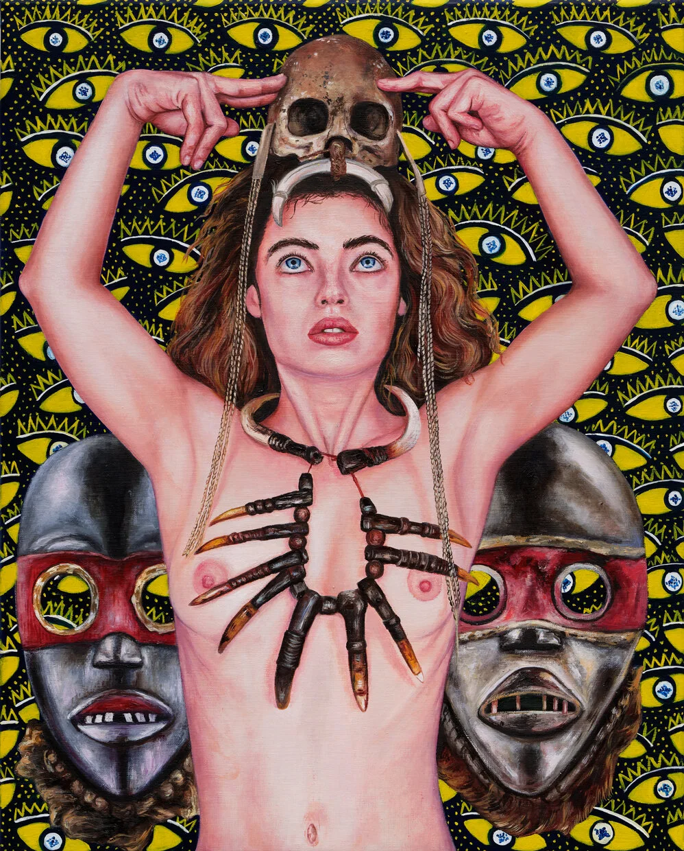 Nazanin Pouyandeh HAMLET - 2021 - huile sur toile  50 x 40 cm© Aurélien Pole