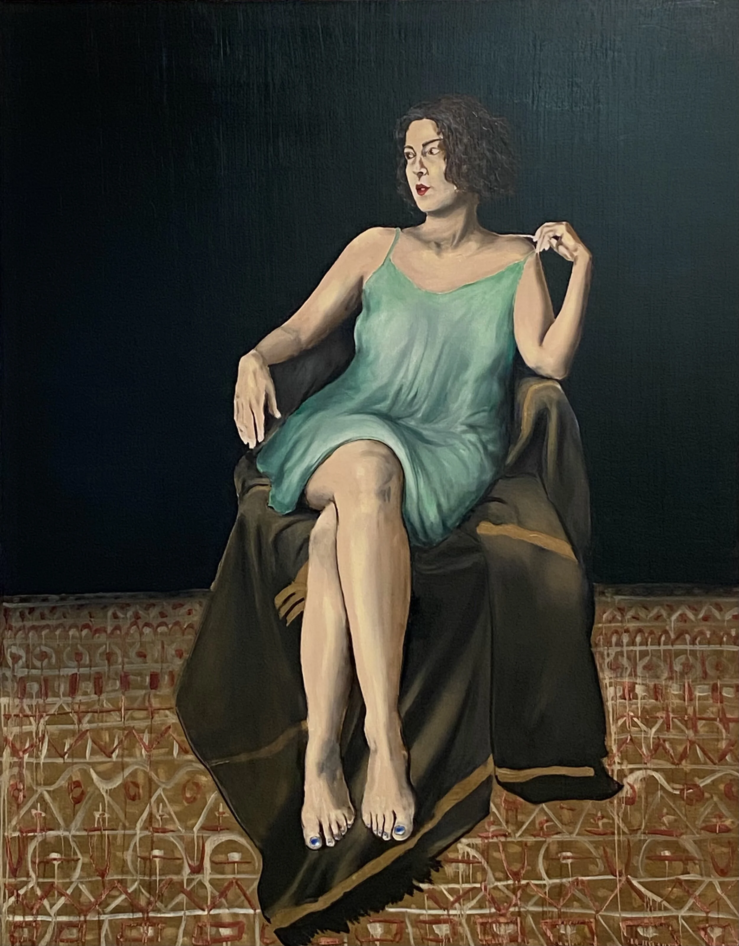 Stéphane Pencréac’h STATEIRA - 2021 - huile sur bois 114 x 146 cm