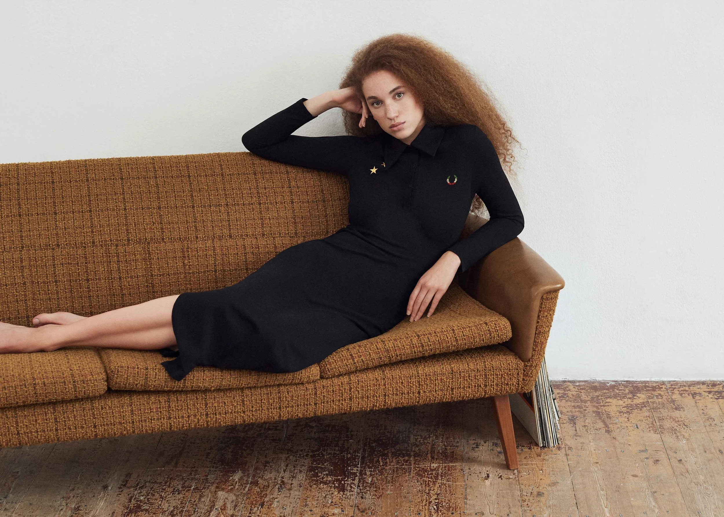  Long Piqué Dress by FRED PERRY x BELLA FREUD for € 160,–.