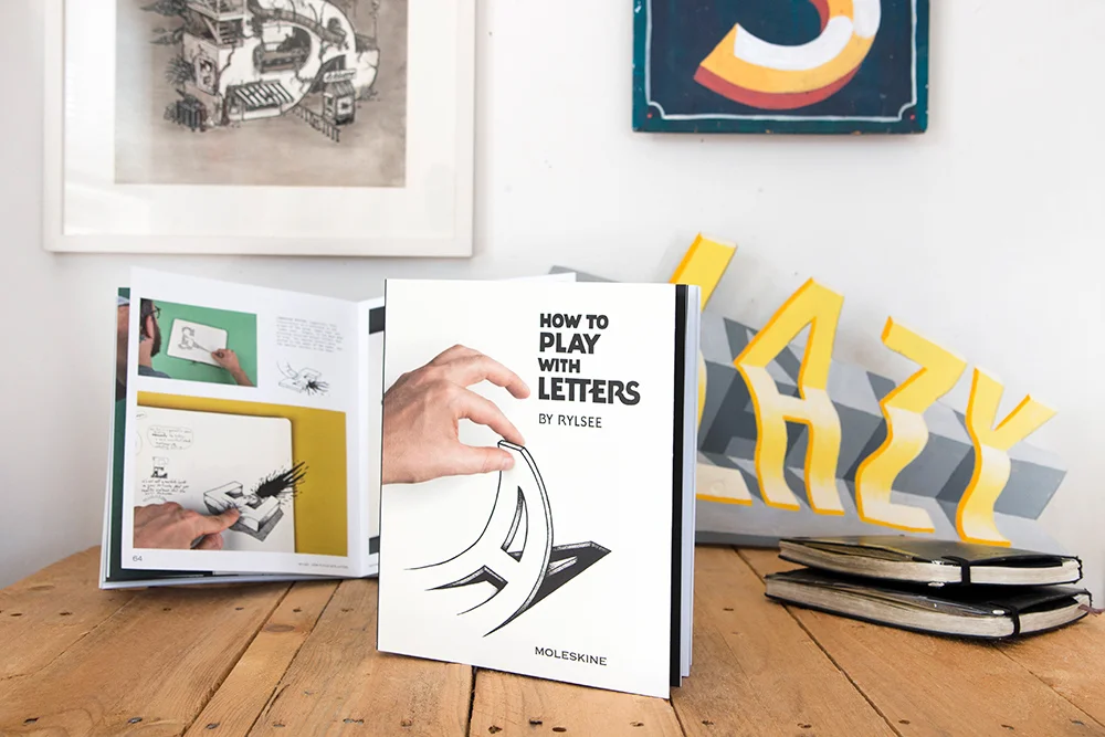 Rylsee’s first book, released with Moleskine Publishing. ©Rylsee