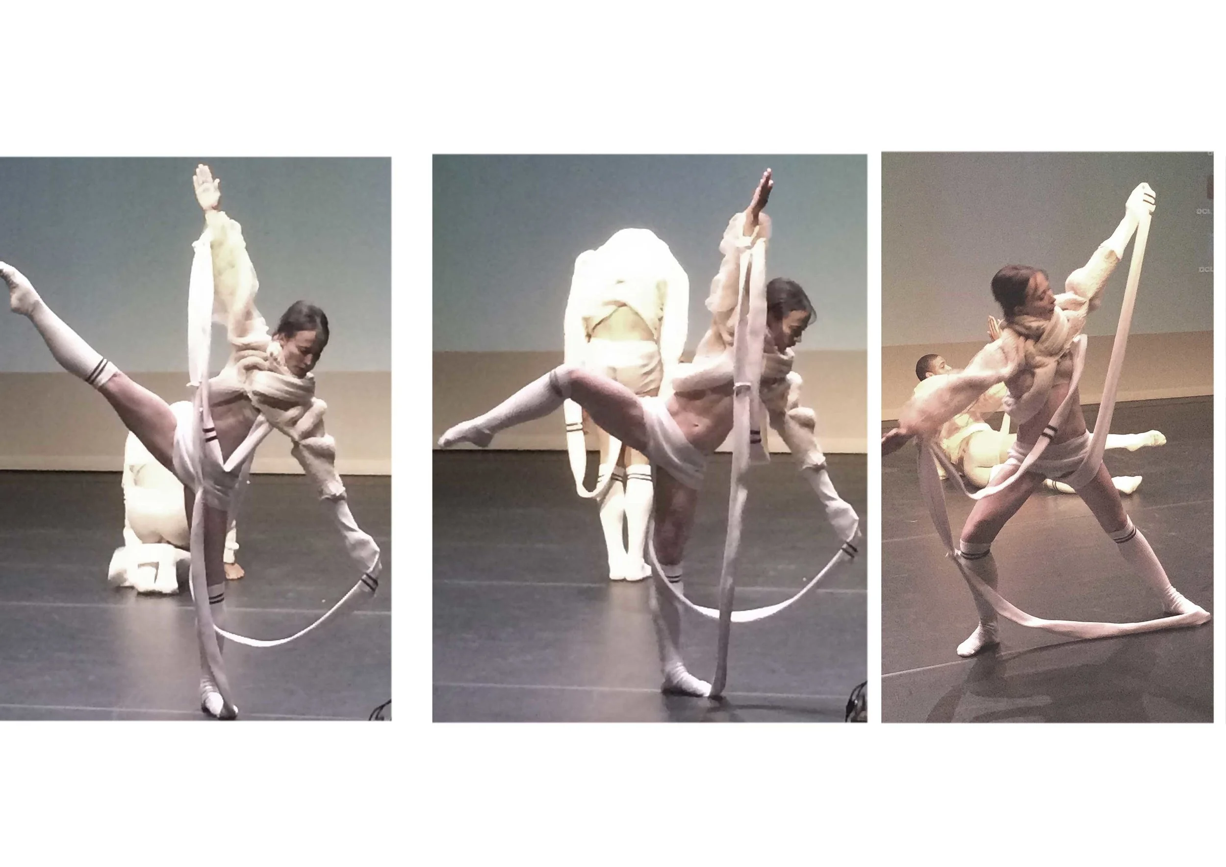 Anna Zwick created the costumes for the dancers of the Michael Clark Project.