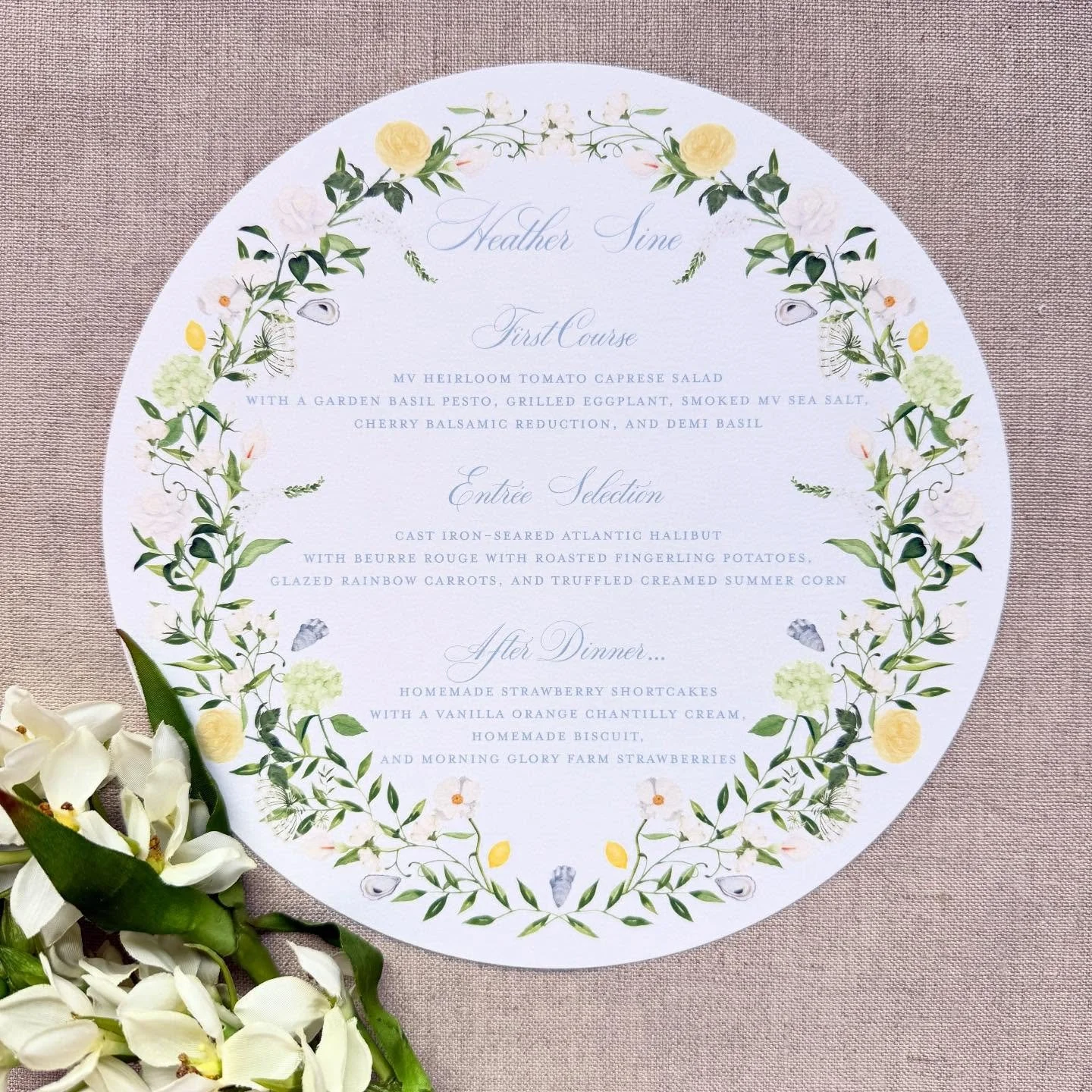 As we are all planning our menus this week I thought we&rsquo;d take a look back at how much of an impact a Menu can have on your place setting - round, rectangular, ingredient illustrations, watercolor artwork, adding guest names, so many options to