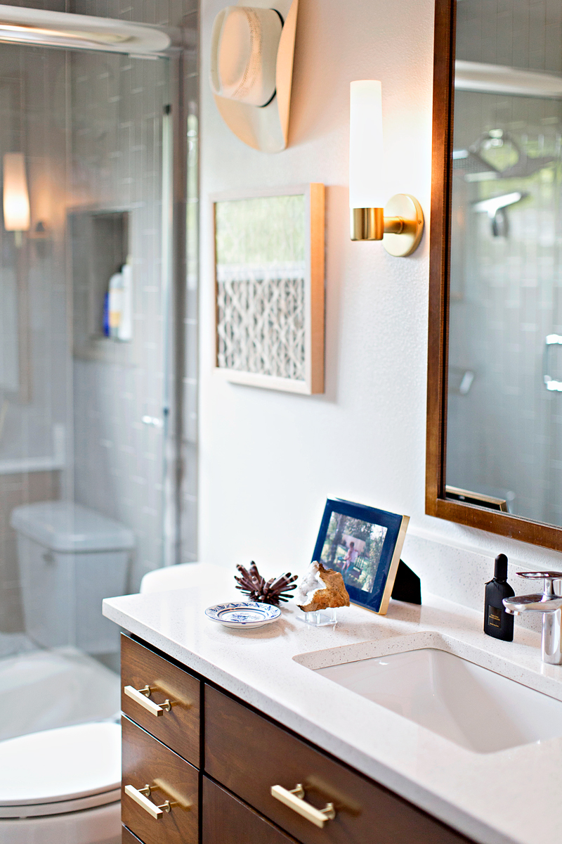 Bathrooms are one of my favorite spaces to design. They are often times forgotten or looked over, so I love to dress them up and make them feel really special. 