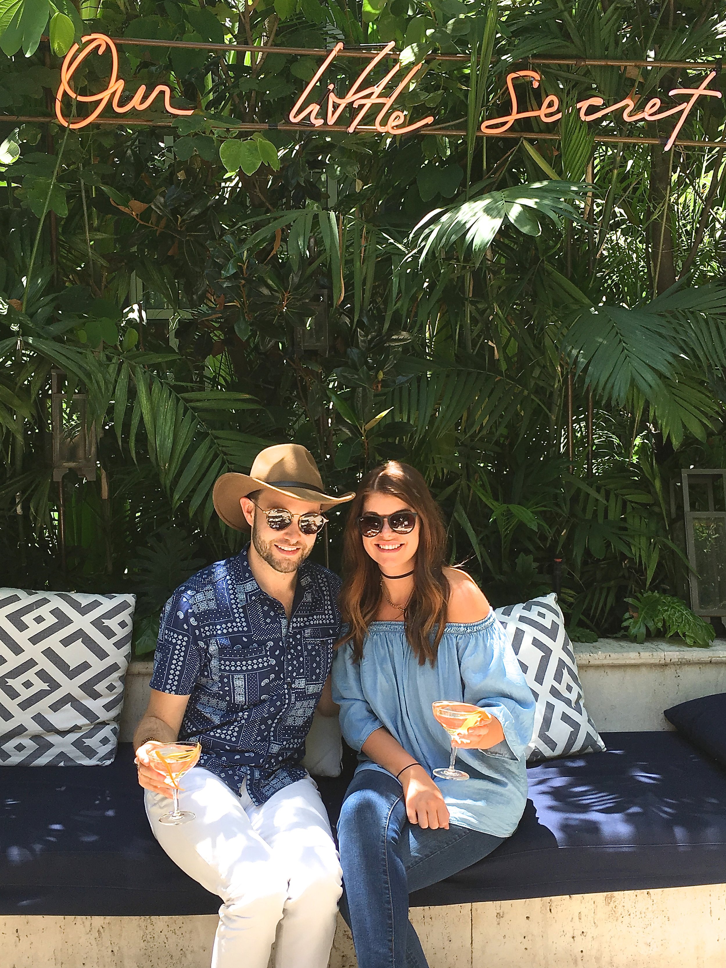 Salud! To making new friends in Mexico. I love you, Catie! 