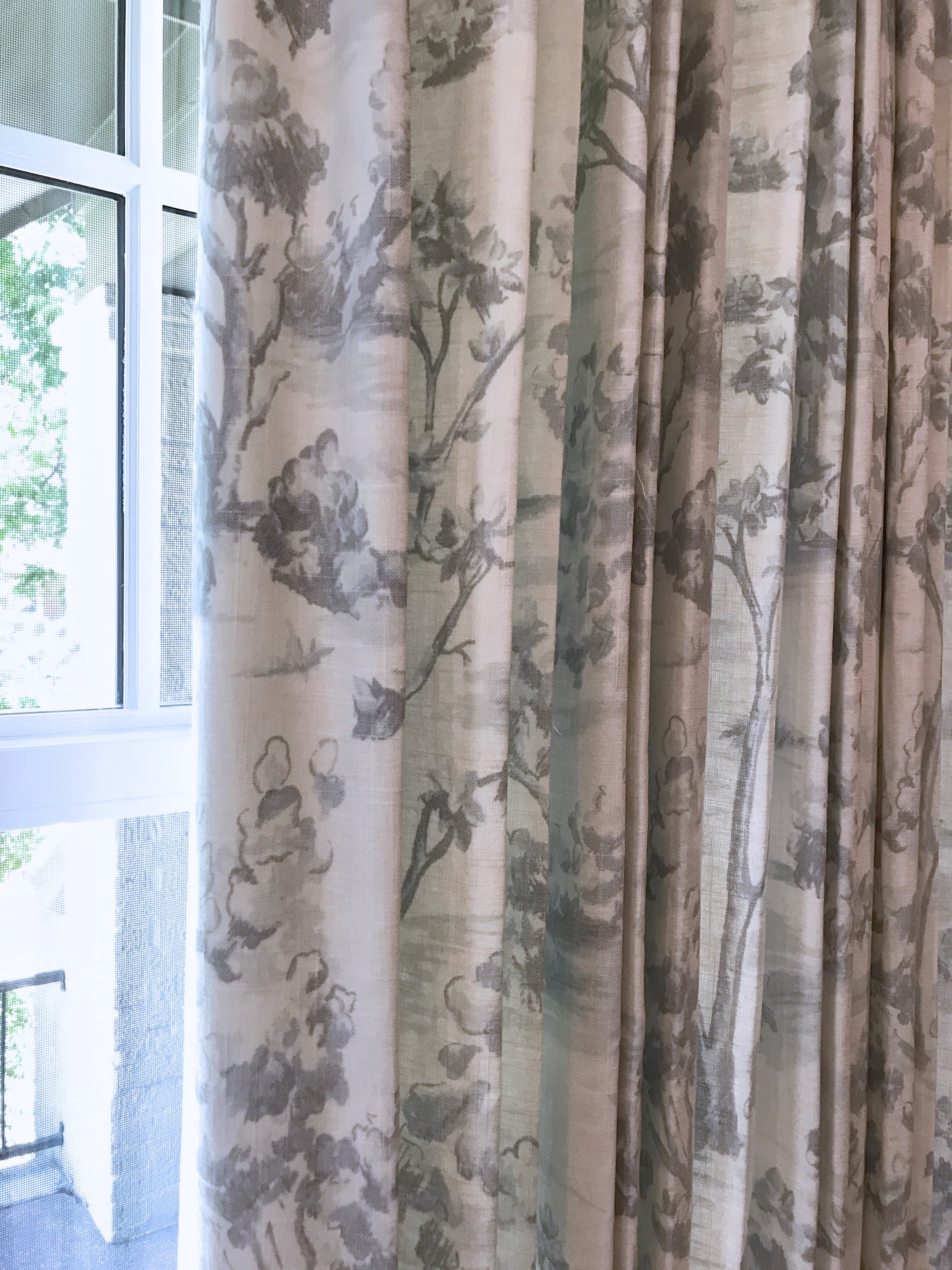 Don't skip the drapes. Everyone wants to forgo custom window treatments because of the expense, but they are SO worth it. 