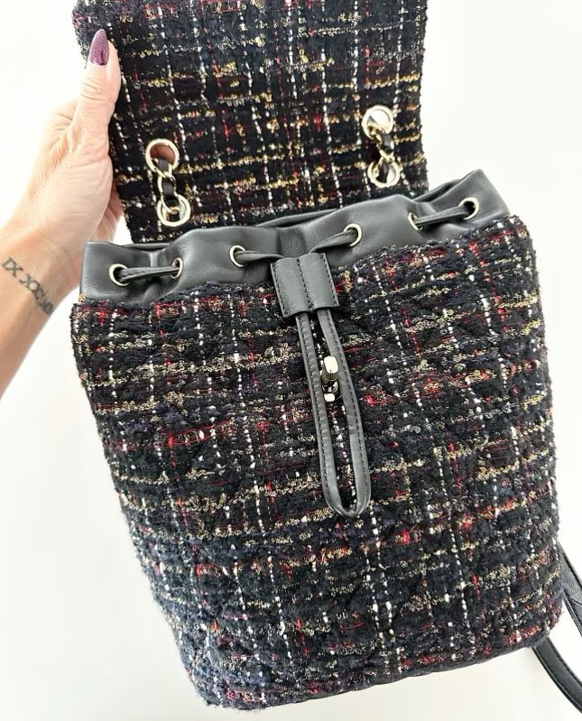 Gabrielle tweed backpack Chanel Multicolour in Tweed - 34768240