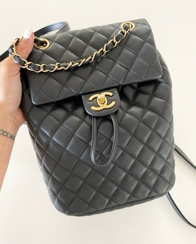 Chanel Urban Spirit NM Backpack Quilted Caviar Mini Black 2222591