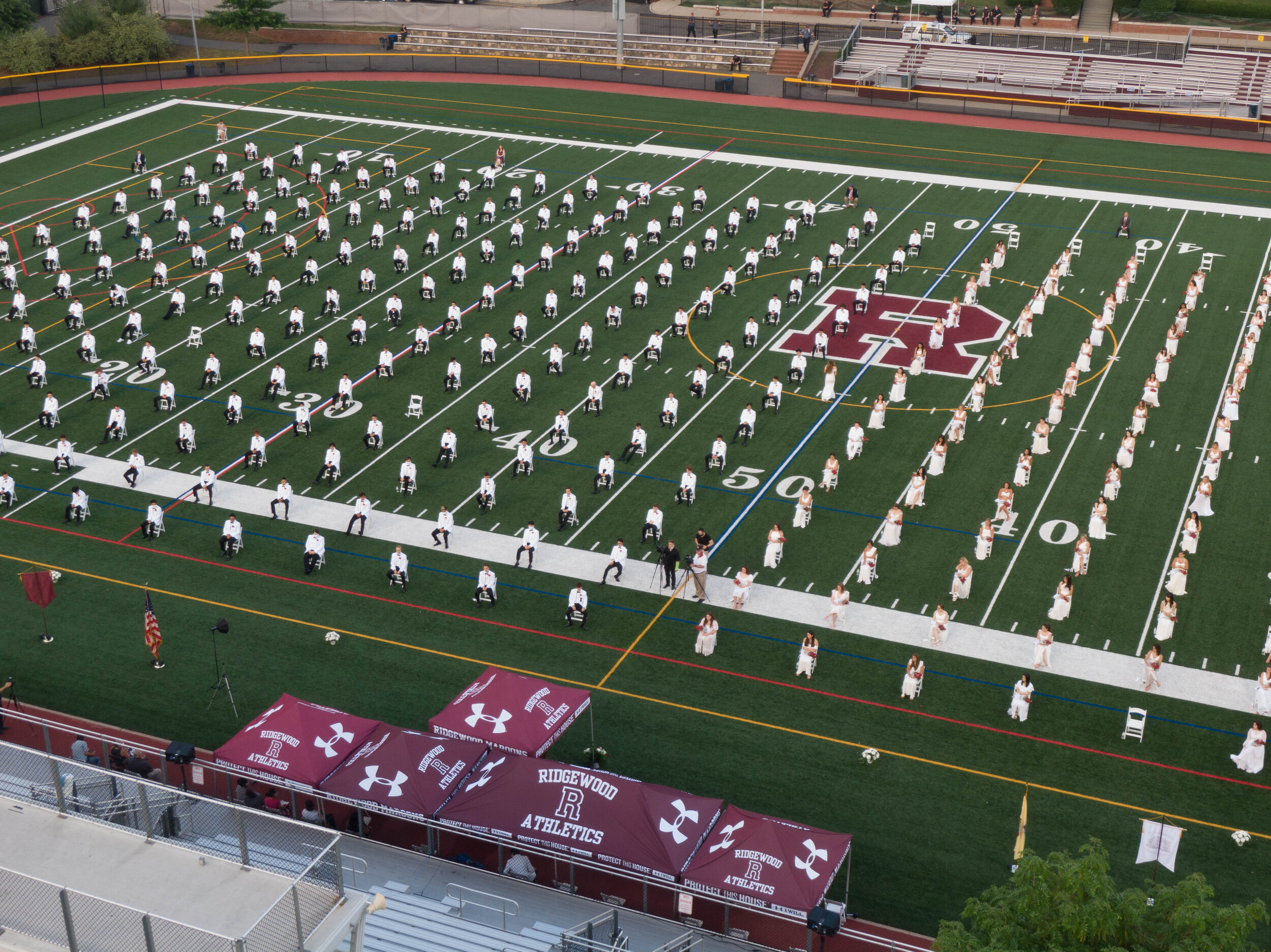 Graduation Drone Photo