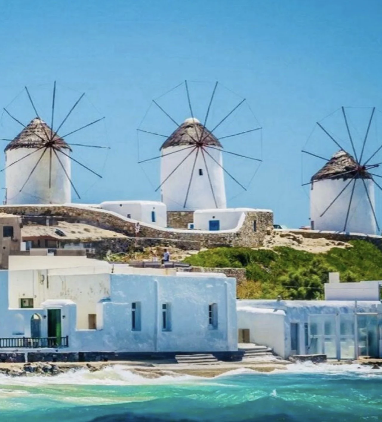 Art retreat trip Greece Mykonos Azenart Painting Holidays Europe