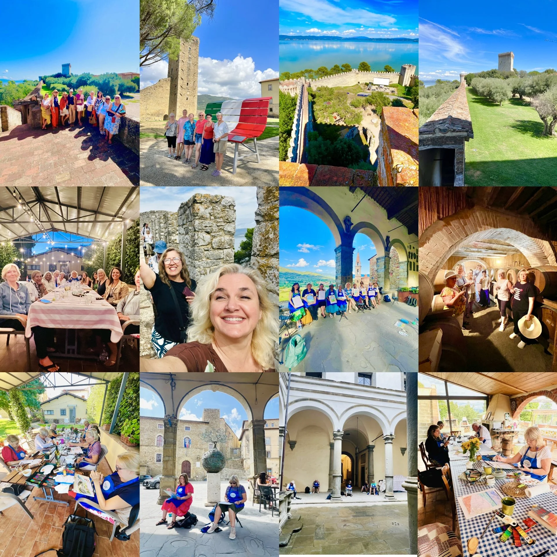 Art holiday retreat Italy Tuscany Azenart Painting Holidays