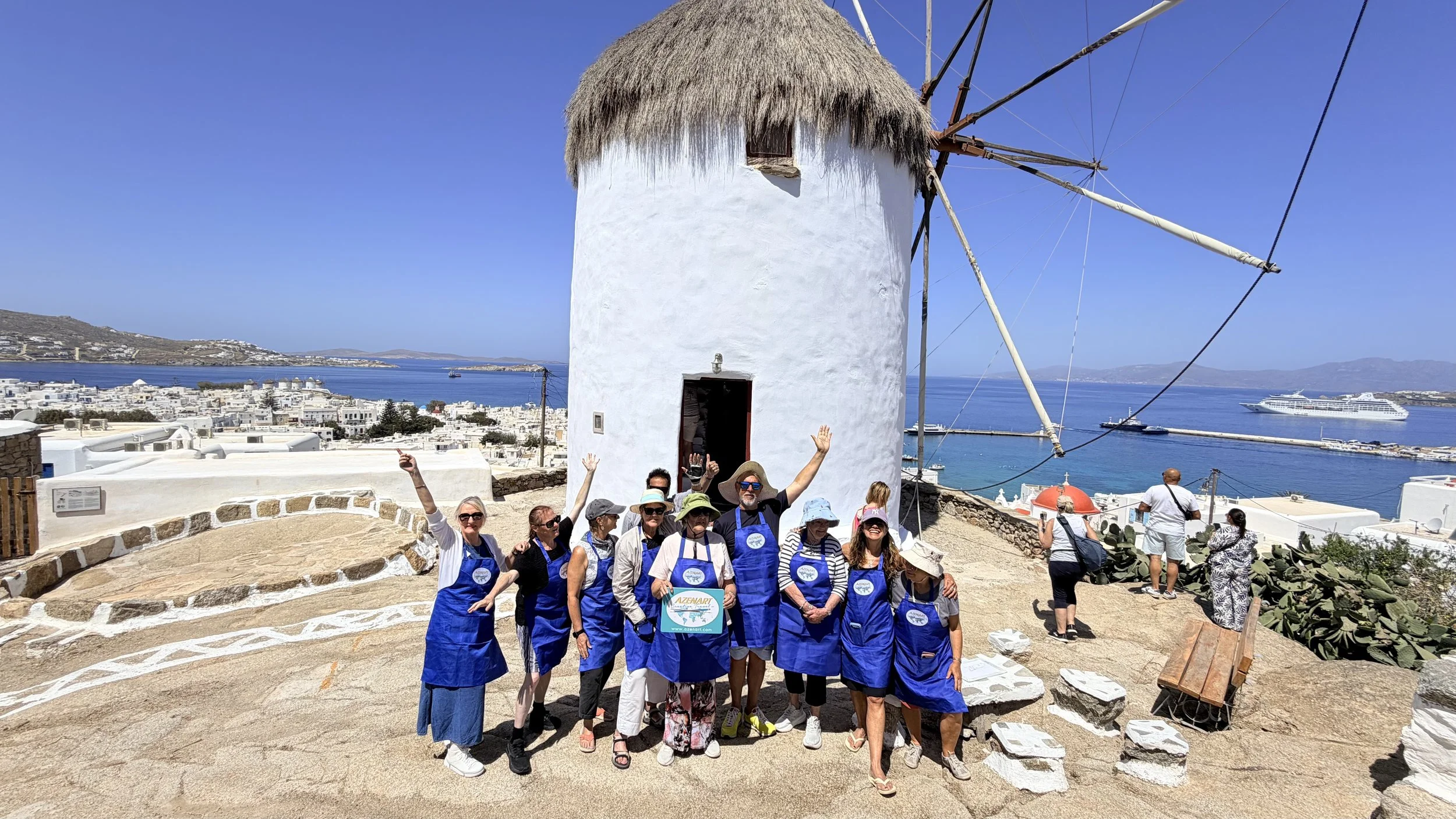 Art holiday Greece Mykonos Azenart Painting Holidays Greece