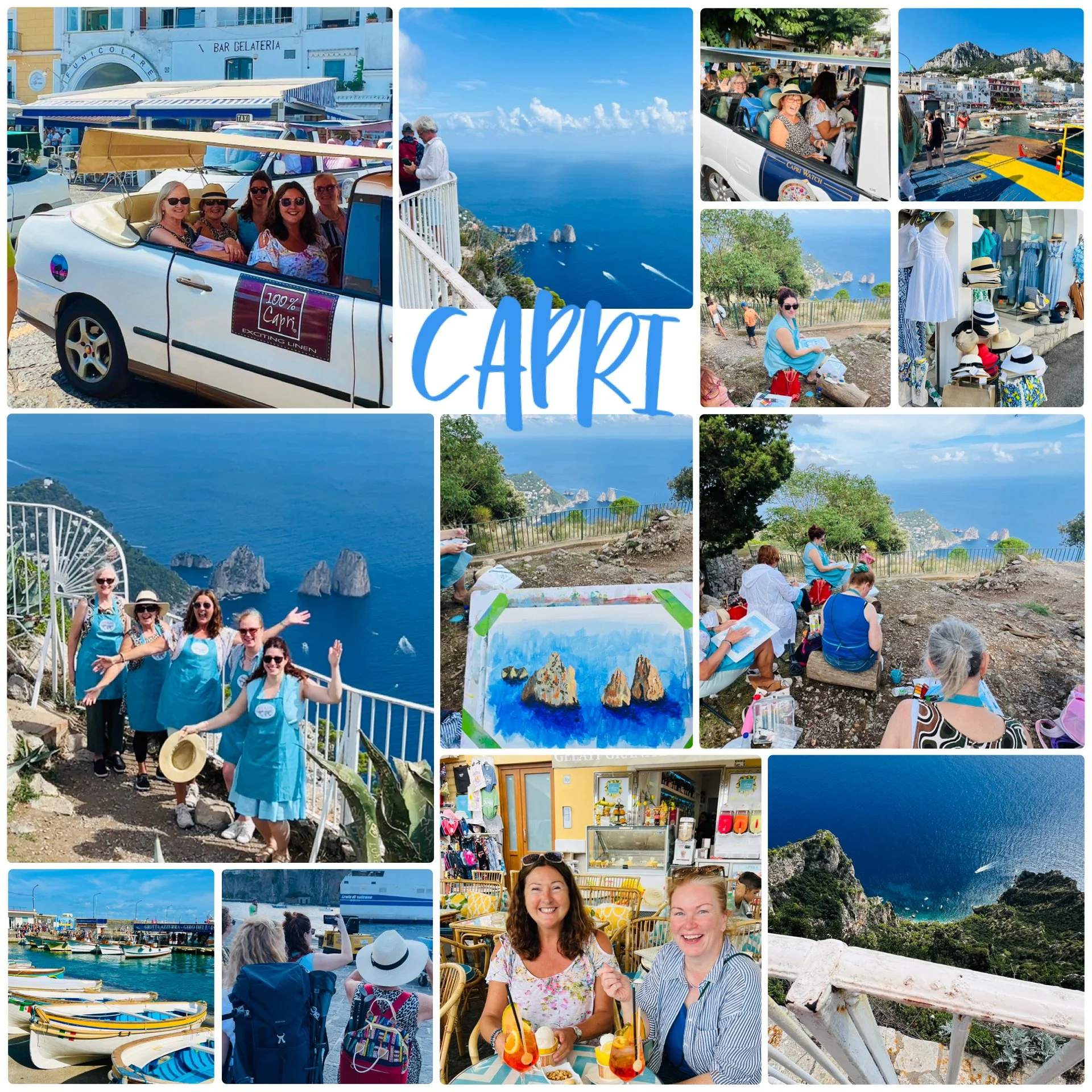 ART HOLIDAY RETREAT ITALY POMPEII AZENART PAINTING HOLIDAYS