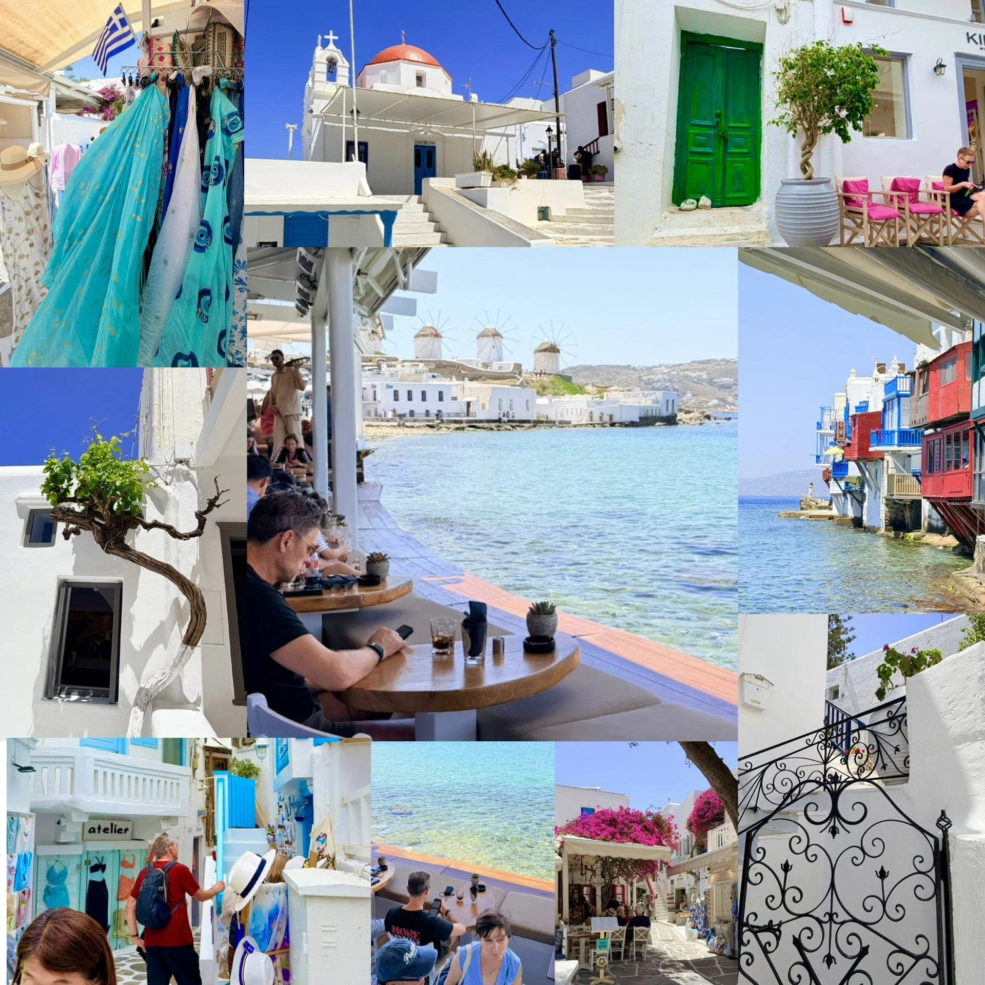 Art holiday Greece Mykonos Azenart Painting Holidays Greece