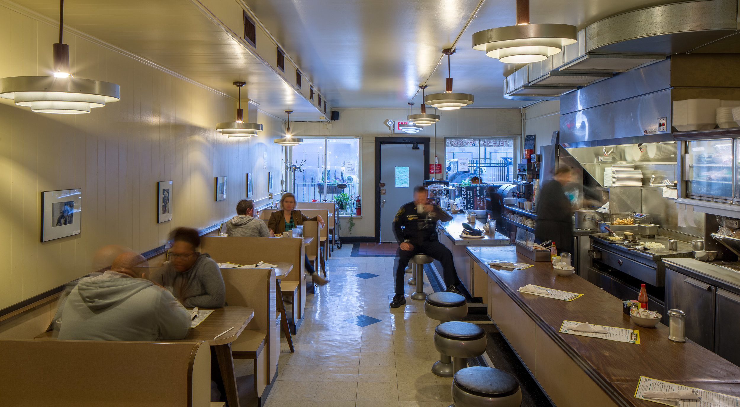 Tucker's is a melting pot of people from all socioeconomic backgrounds, all unified in their love of delicious, comforting food. Thanks to the efforts of so many, the Tuckers' doors are open again! 