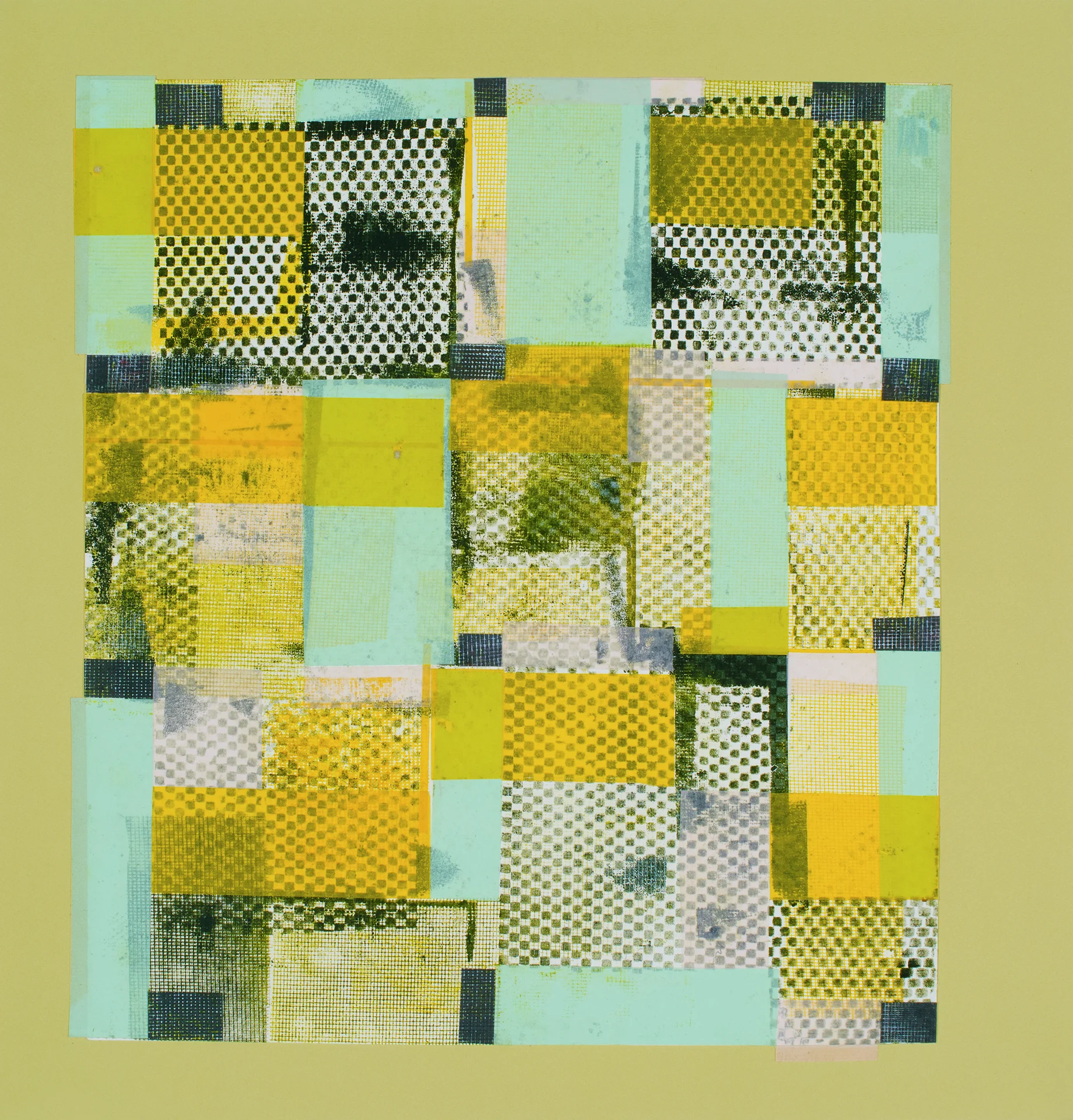 HW17.25 2017 relief print and paper collage