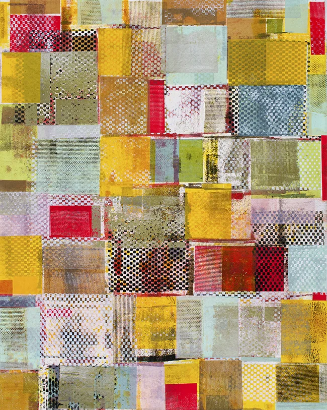 HW17.29 2017 relief print and paper collage