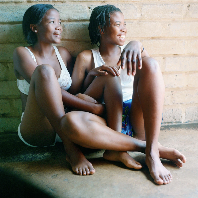 "Katlego Mashiloane and Nosipho Lavuta, Ext. 2",  Johannesburg 2007. 