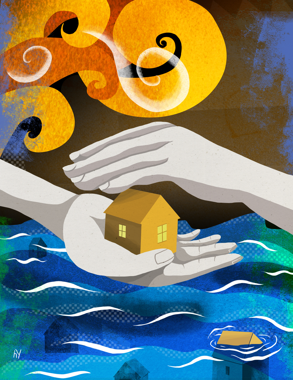Flood insurance, for Common Ground Magazine