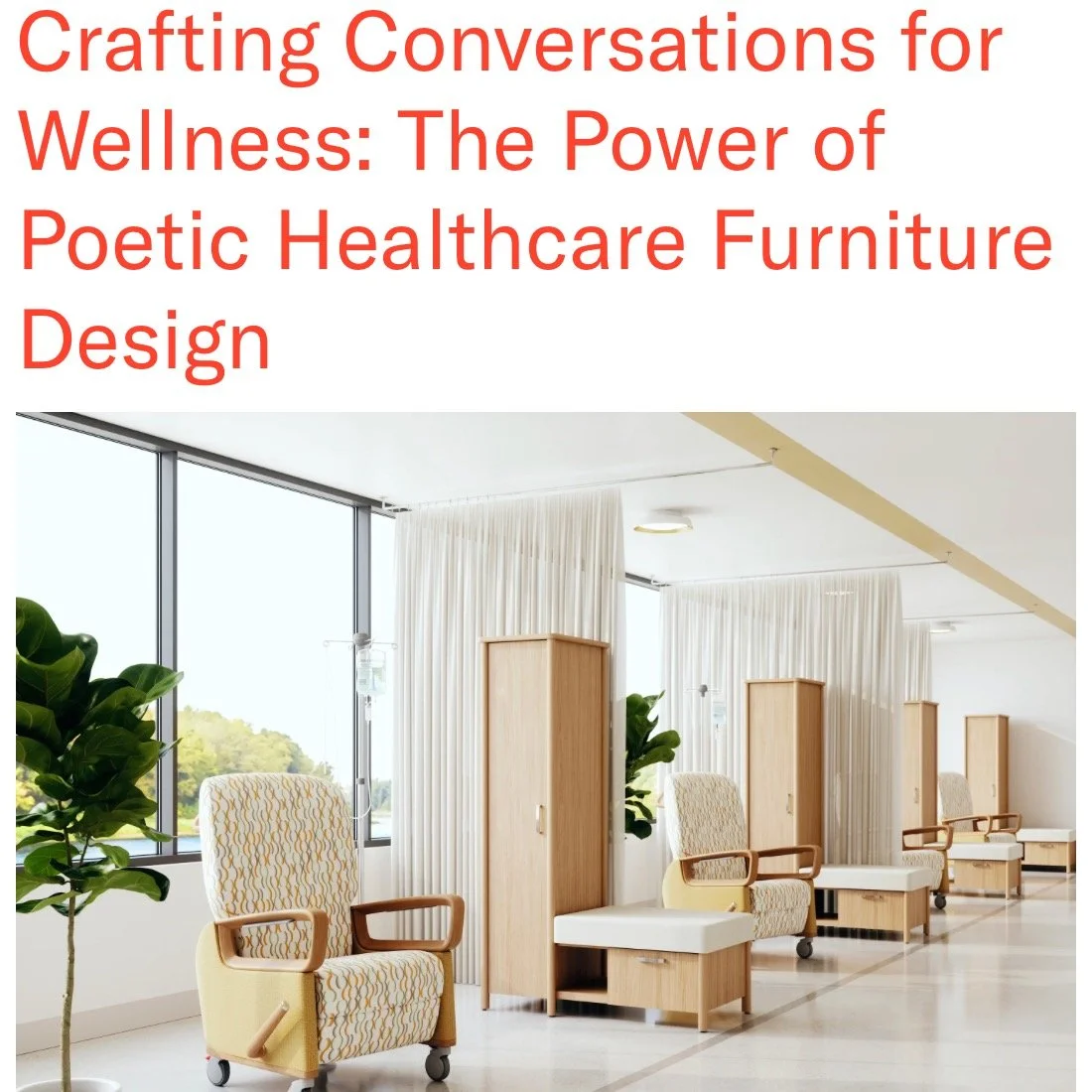 A piece I wrote for Neocon about designing furniture for wellness and holsitic multi-dimensional people like you and me! A 3-minute read.
Now on the NeoCon blog, Von Robinson, award-winning industrial designer and Founder of @playorbitdesign, explore