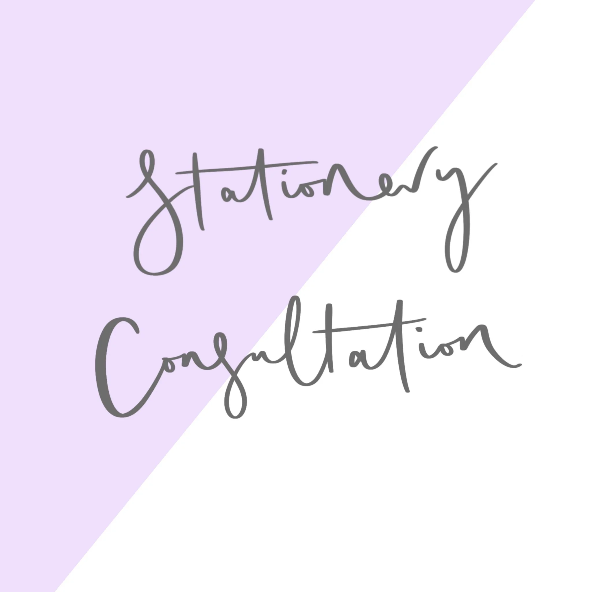 Wedding Stationery Consultation