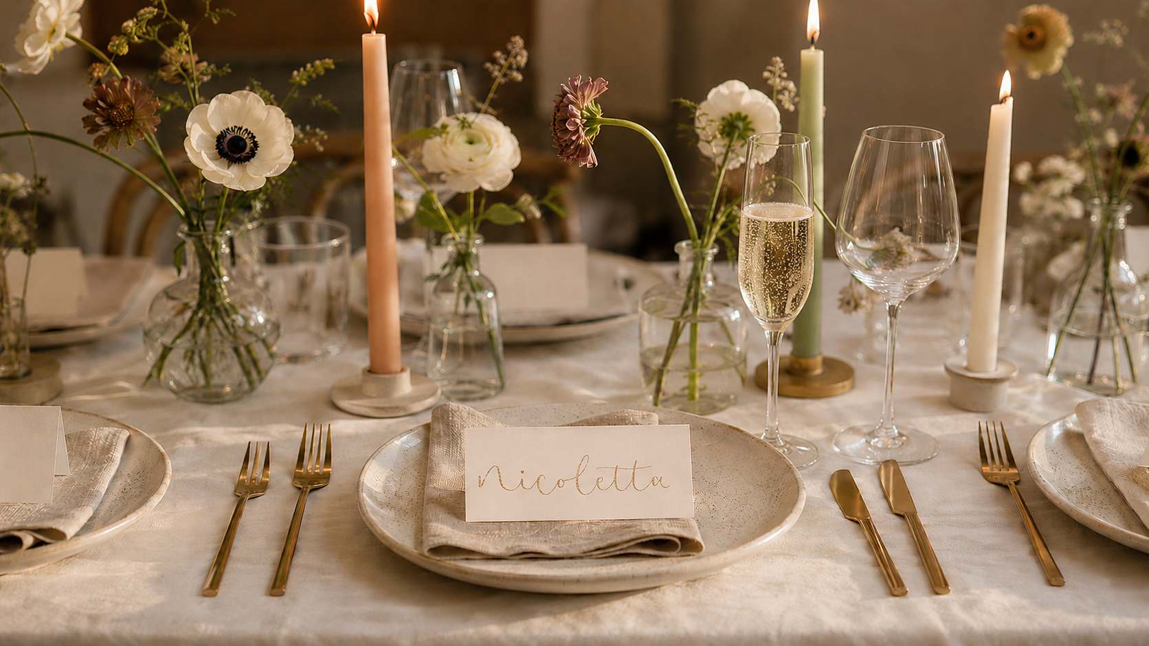 Classic place name card