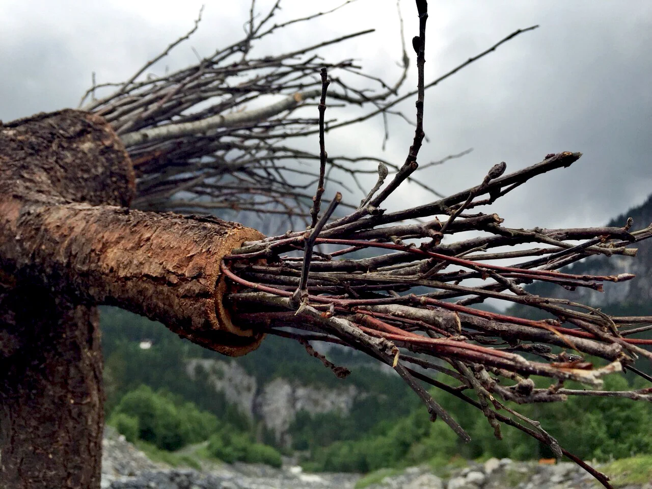 Land Art with fellow artist Erik Svang. Switzerland 2015