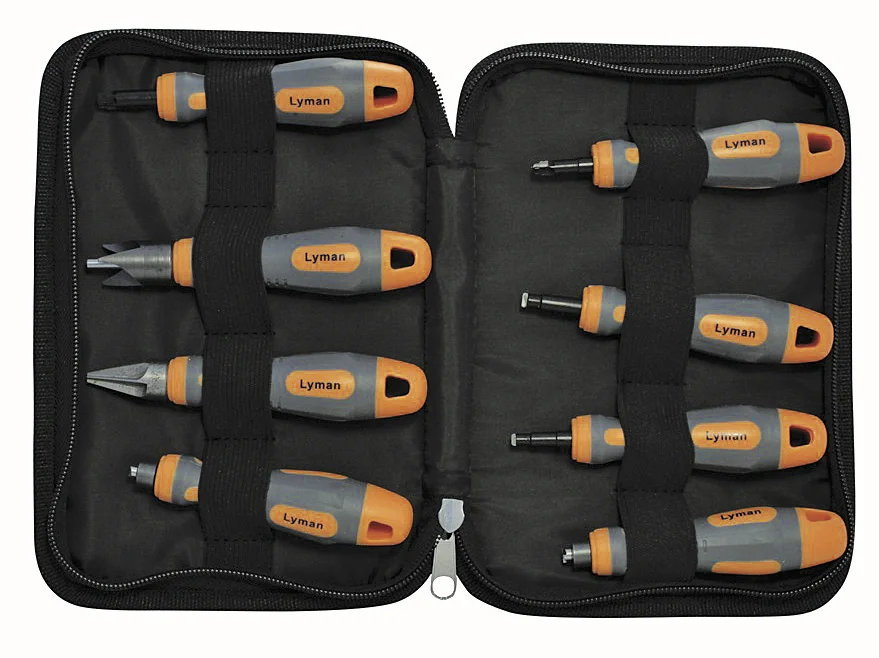 Lyman’s case prep toolkit has everything you need and comes in a convenient case.