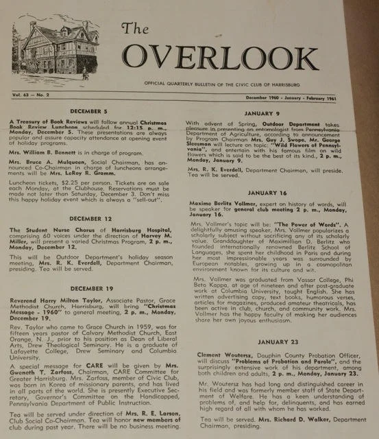 12 1960 Overlook