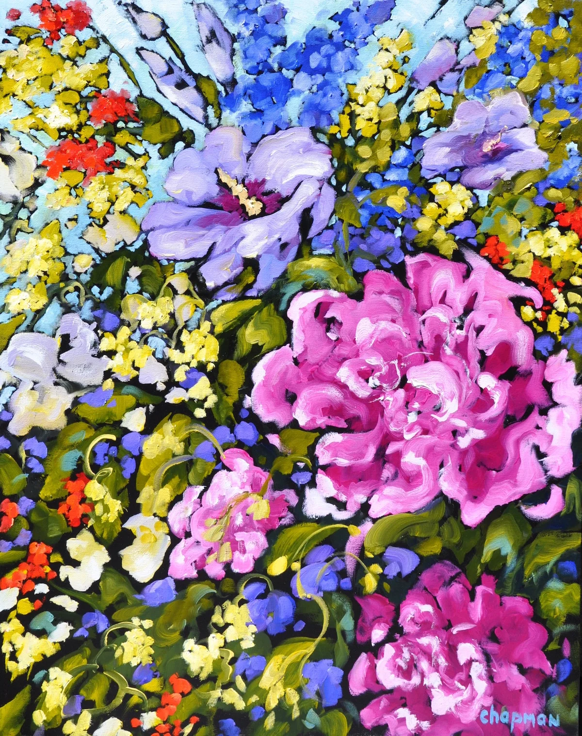 "Spring's Glory" (28" x 22") Oil on Canvas Wrap $1750 (Contact Gallery 421, Kelowna, BC) Available