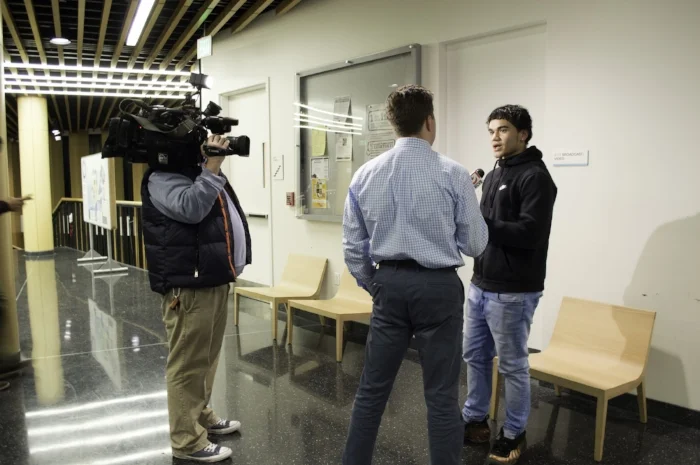 After sharing his testimony at a Boston Public School committee meeting, Yoskar M. was interviewed by local Boston news to share his insights.