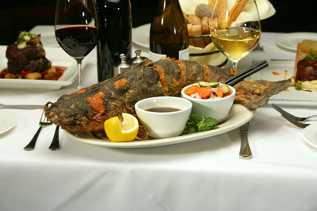 Whole Ginger Fried Catfish