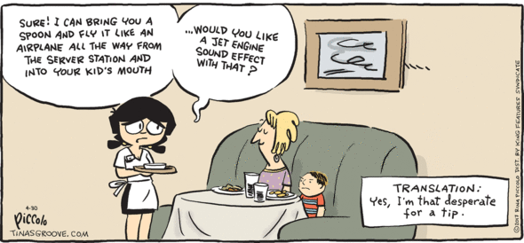 A Tina's Groove Sunday strip...