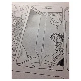 A panel from a comic story... Is that Velia? 